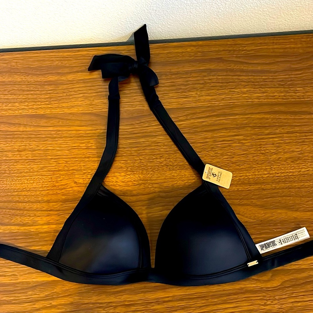 Pink VS Triangle Bikini Push-up Top Size M